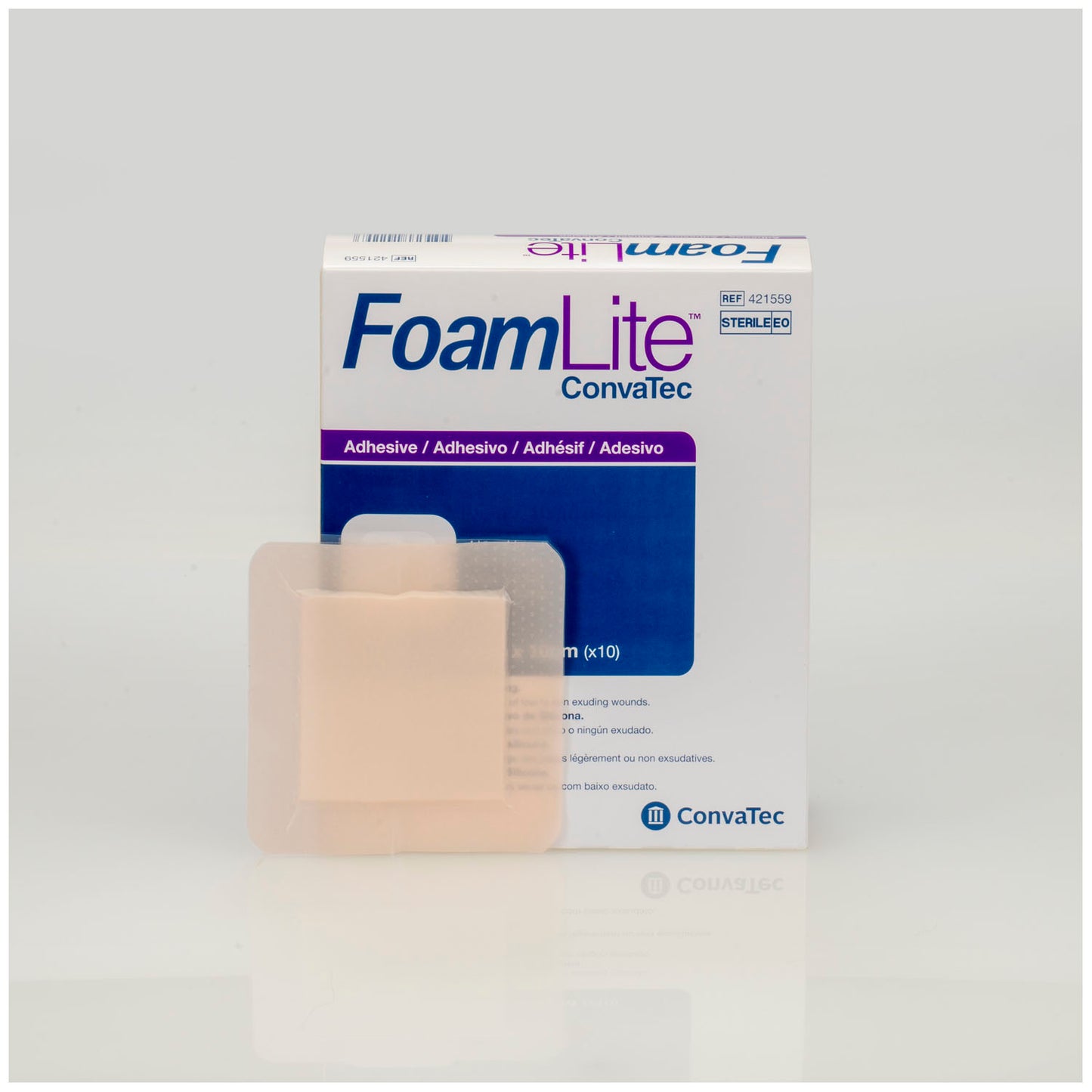 CONVATEC FOAMLITE DRESSING, 10 per box
