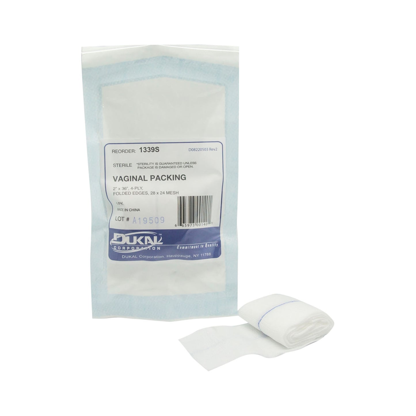 DUKAL SURGICAL GAUZE & PACKING, 100 per case
