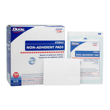 DUKAL NON-ADHERENT PADS, 1 per pack, 100 packs per box, 12 boxes per case
