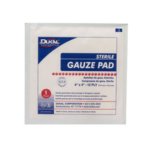 DUKAL GAUZE PADS, 1 per pack, 10 packs per box, 60 boxes per case