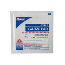 DUKAL GAUZE PADS, 1 per pack, 25 packs per box, 24 boxes per case