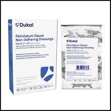 DUKAL ALBA STERILE PETROLATUM GAUZE DRESSINGS, 1 per pack, 12 packs per box