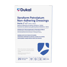 DUKAL ALBA XEROFORM PETROLATUM GAUZE DRESSINGS, 1 per pack, 25 packs per box