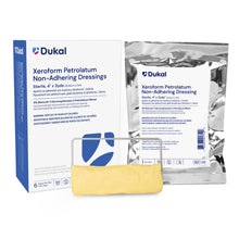 DUKAL ALBA XEROFORM PETROLATUM GAUZE DRESSINGS, 1 per pack, 6 packs per box