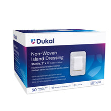 DUKAL NON-WOVEN ISLAND DRESSING, 50 per box, 8 boxes per case
