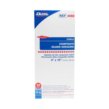 DUKAL COMPOSITE ISLAND DRESSINGS, 25 per box, 4 boxes per case