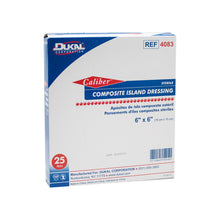 DUKAL COMPOSITE ISLAND DRESSINGS, 25 per box, 4 boxes per case