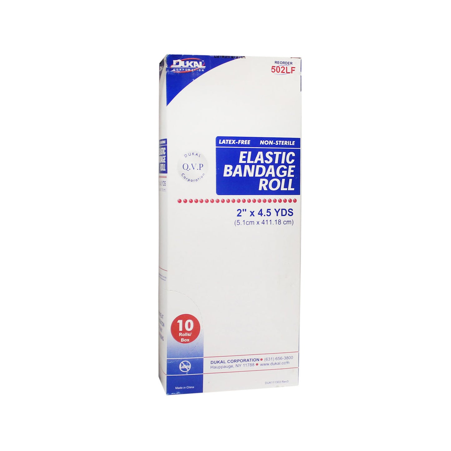 DUKAL ELASTIC BANDAGE, 10 per box, 5 boxes per case