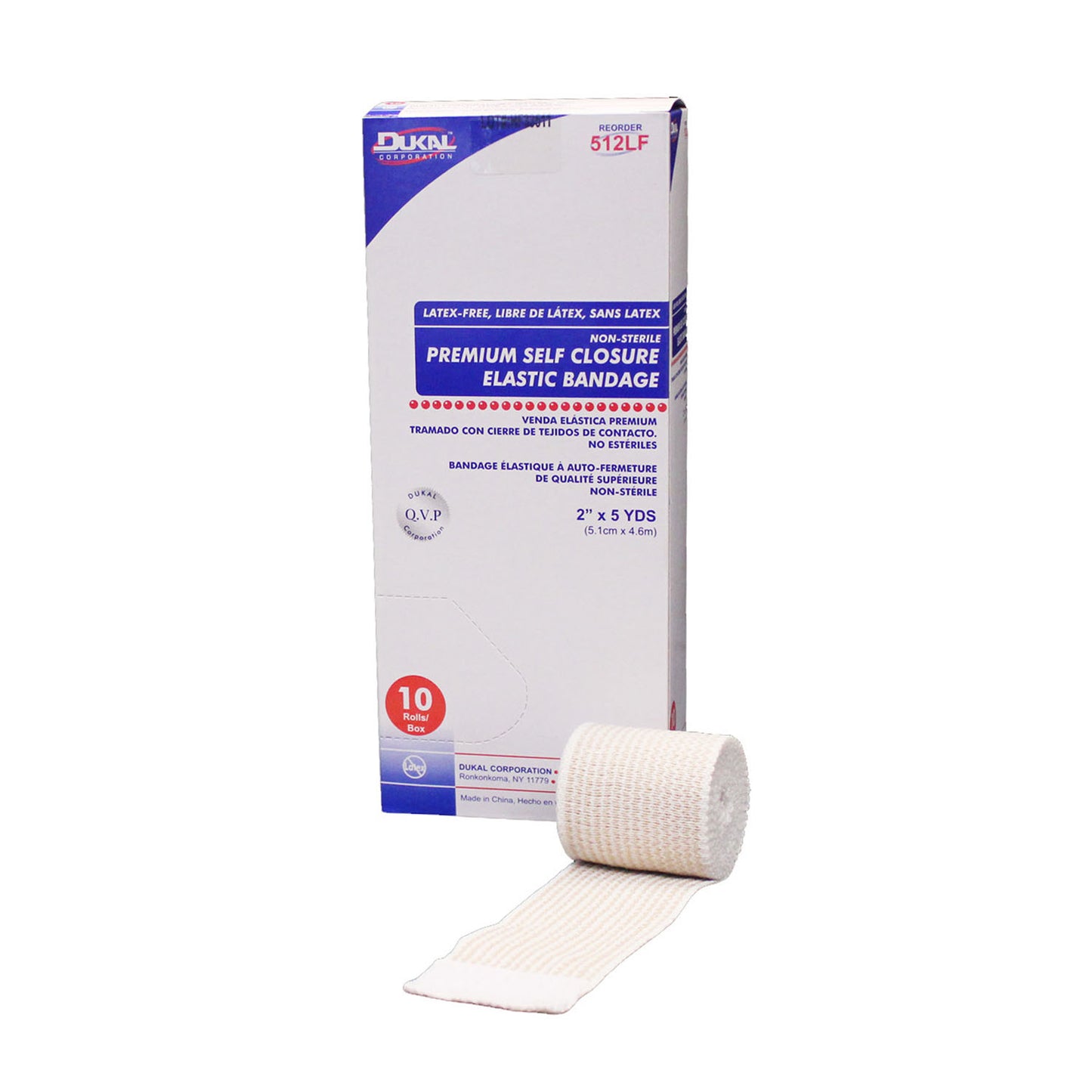 DUKAL ELASTIC BANDAGE, 10 per box, 5 boxes per case