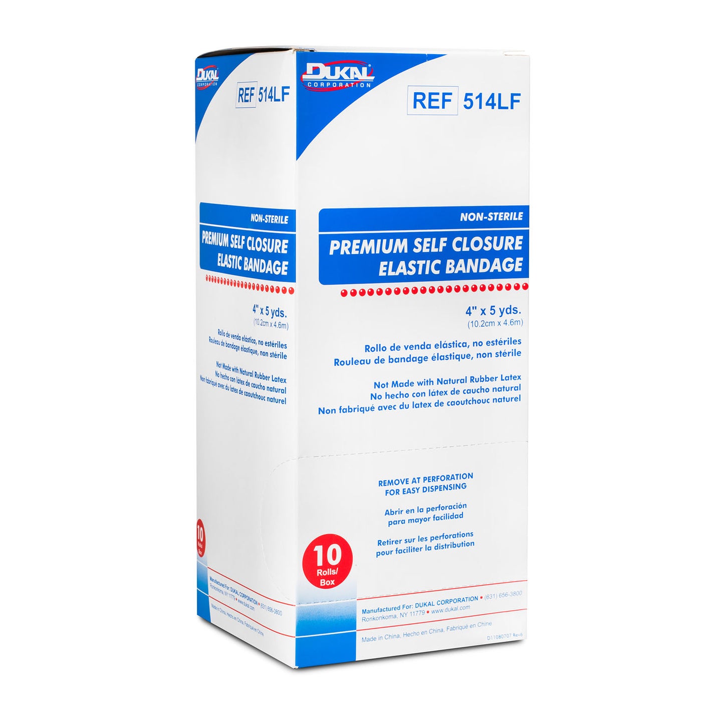 DUKAL ELASTIC BANDAGE, 10 per box, 5 boxes per case