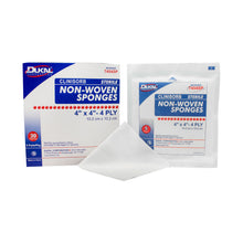 DUKAL CLINISORB NON-WOVEN SPONGES, 20 packs per box, 80 boxes per case