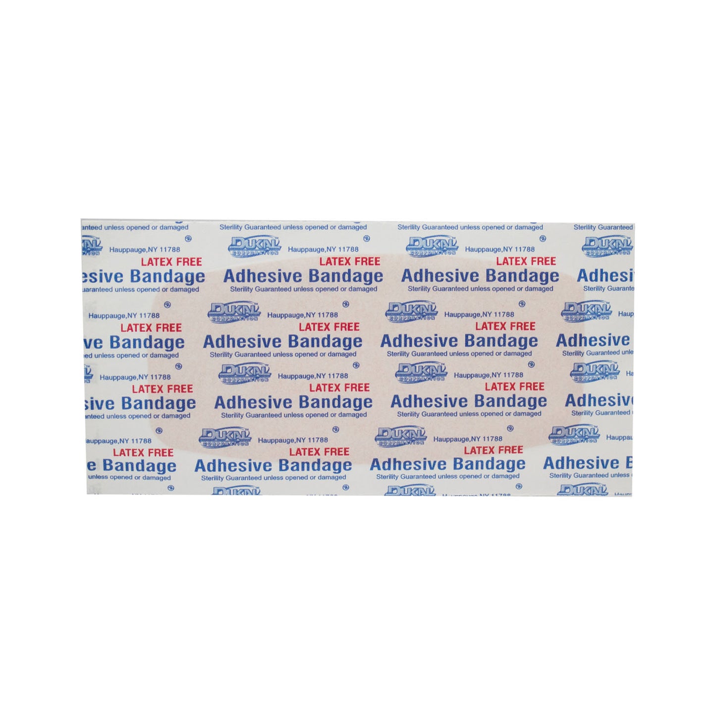 DUKAL ADHESIVE BANDAGES, 100 per box, 24 boxes per case