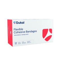 DUKAL COHESIVE BANDAGES - LATEX FREE, 1 roll per pack, 24 packs per box