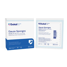 DUKAL BASIC GAUZE SPONGES, 2 per pack, 25 packs per box, 24 boxes per case