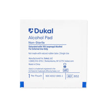 DUKAL ALCOHOL PADS, 1000 per box, 4 boxes per case