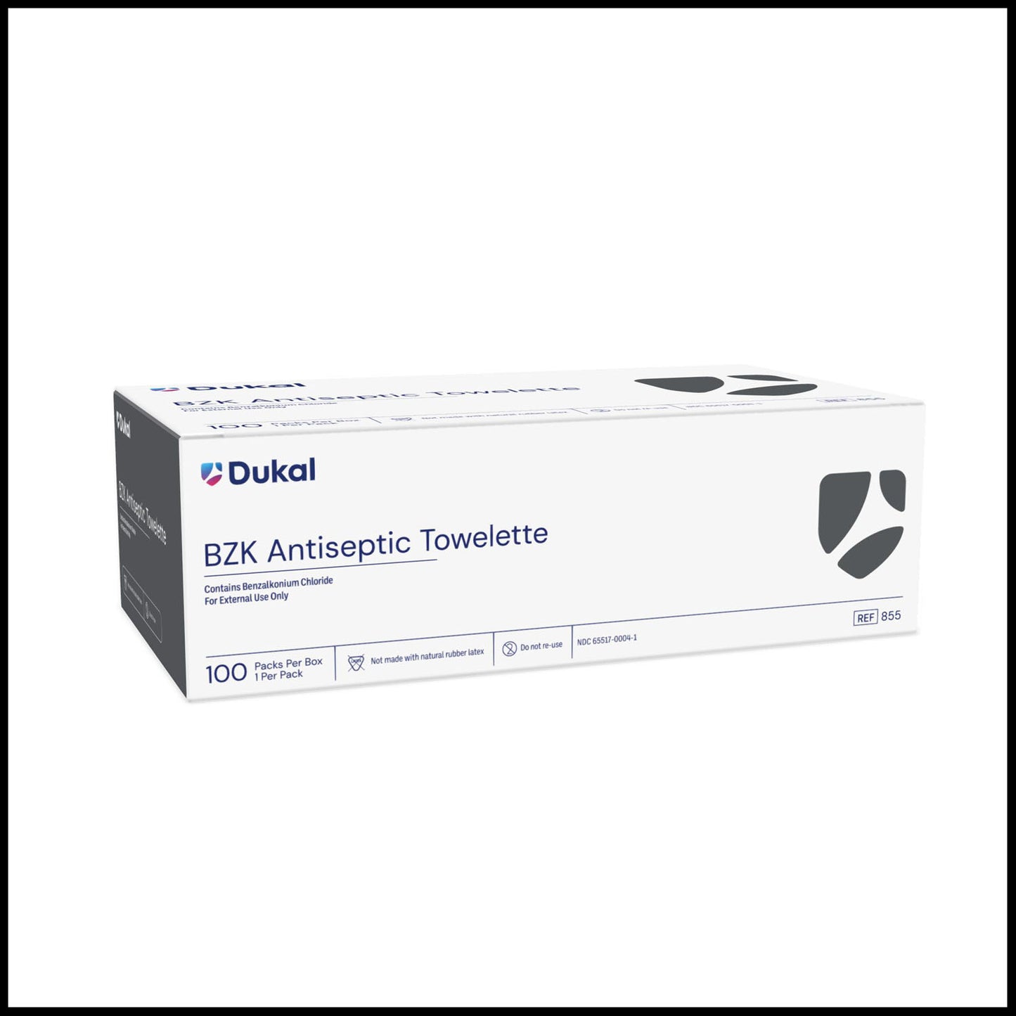 DUKAL BZK SWAB/TOWELETTE, 20 boxes per case