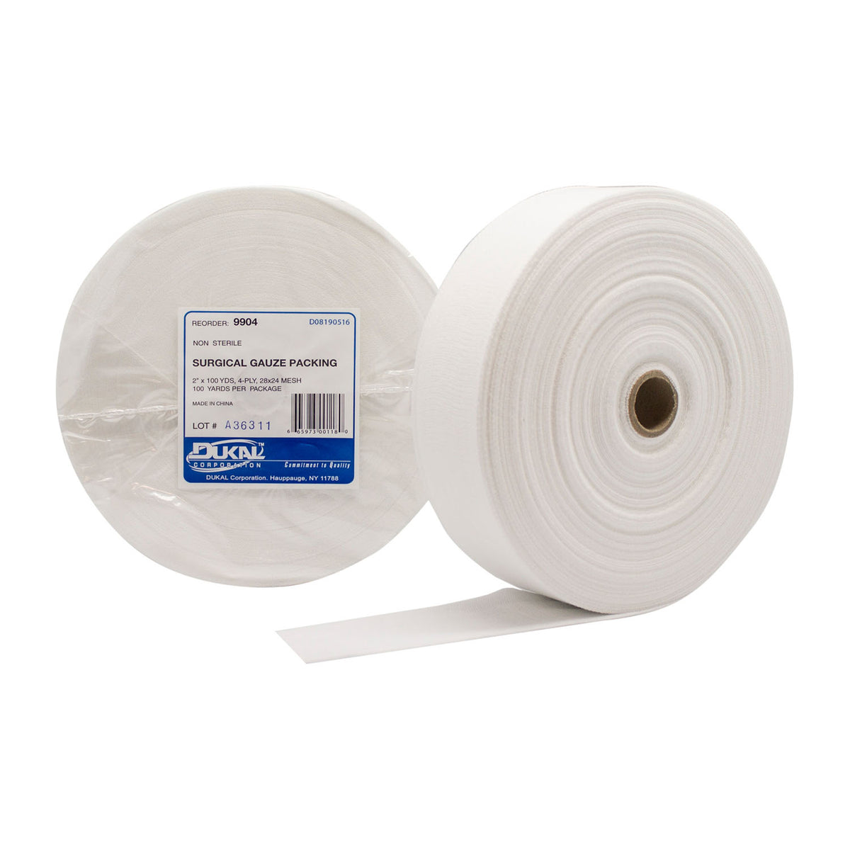 DUKAL SURGICAL GAUZE & PACKING, 10 per case