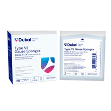 DUKAL CALIBER GAUZE SPONGES, 2 per pack, 25 packs per box, 24 boxes per case