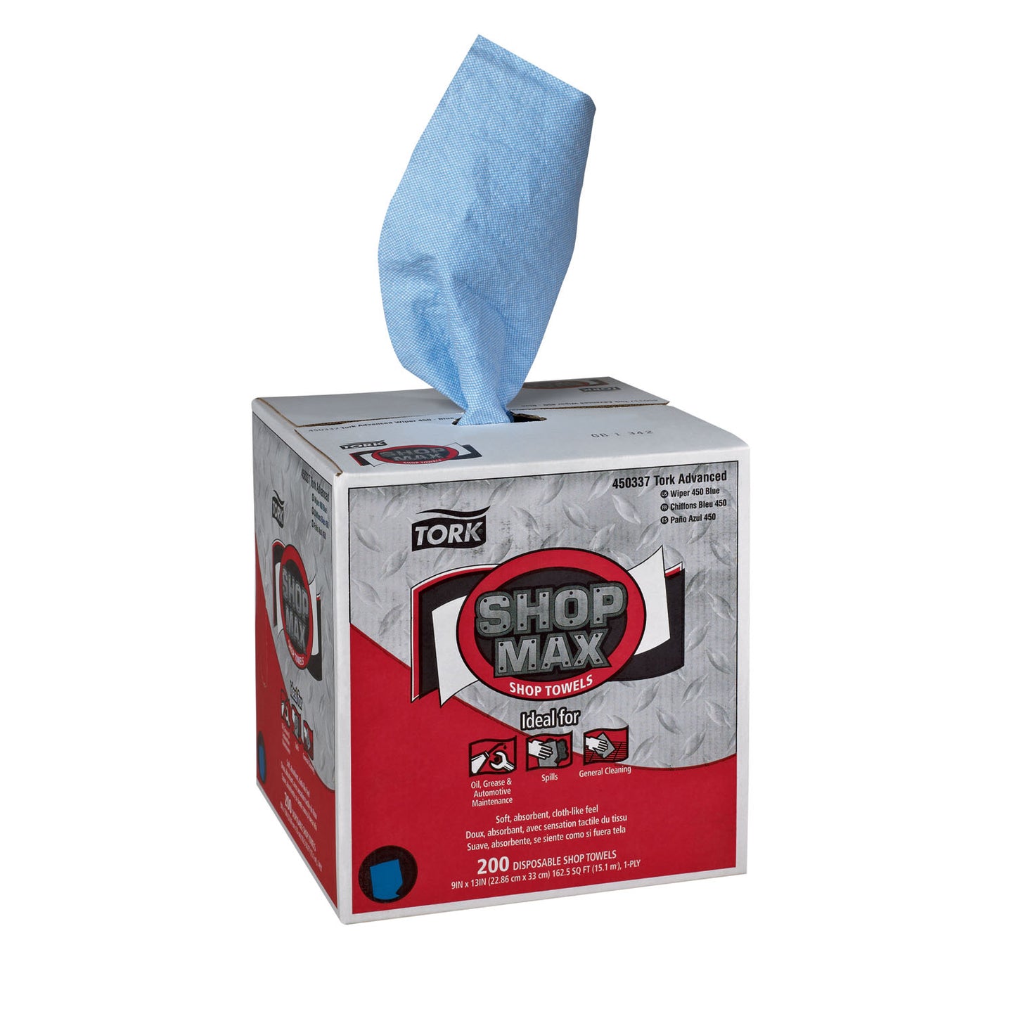 ESSITY TORK ADVANCED SHOPMAX WIPER 450, 4 boxes per case