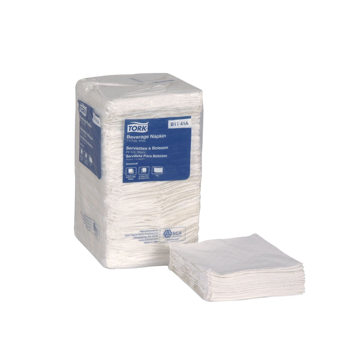 ESSITY TORK NAPKINS, 500 per pack, 8 packs per case