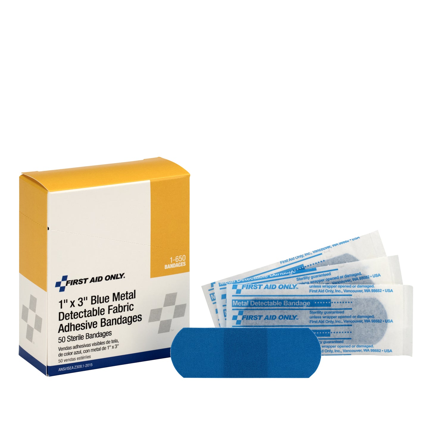 FIRST AID ONLY/ACME UNITED ADHESIVE BANDAGES & STRIPS, 50 per box