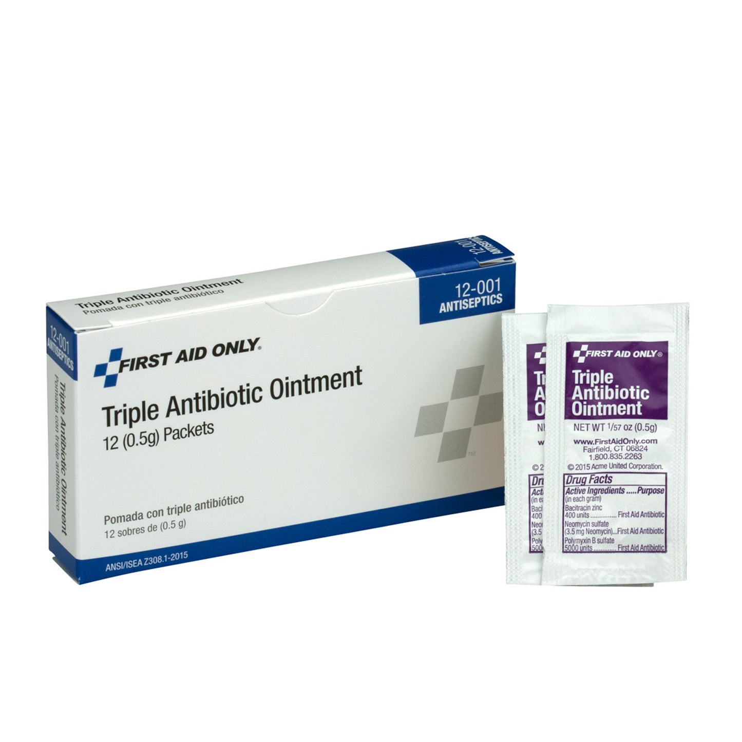 FIRST AID ONLY/ACME UNITED ANTISEPTICS, CREAMS & OINTMENTS, 12 per box