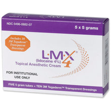 Anesthetic Cream with Transparent Dressings, (5) 5g Tubes (US Only-No Puerto Rico)