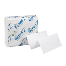 GEORGIA-PACIFIC BIGFOLD Z PREMIUM C-FOLD REPLACEMENT PAPER TOWELS, 260 count per pack, 10 packs per case