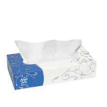 GEORGIA-PACIFIC ANGEL SOFT PS PREMIUM FACIAL TISSUE, 125 per box, 30 boxes per case