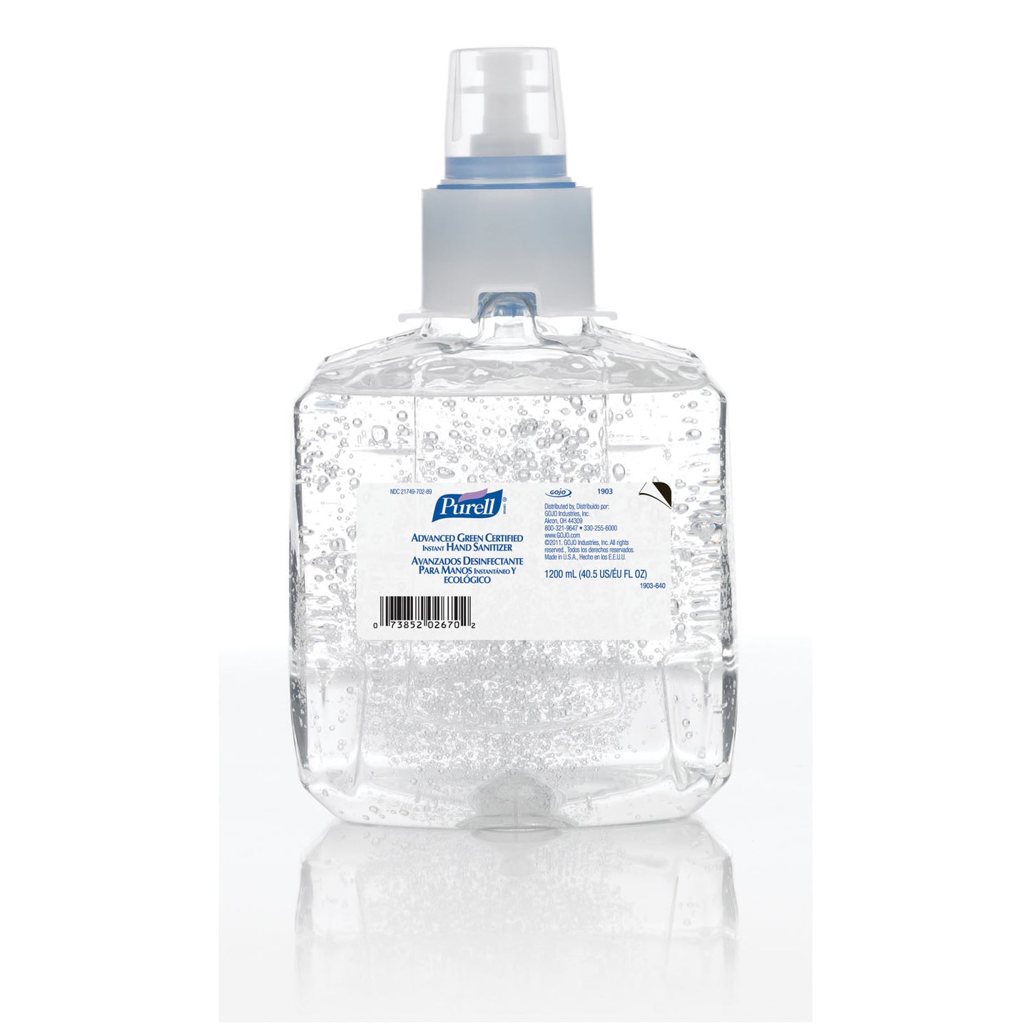GOJO PURELL LTX-12 ADVANCED GREEN CERTIFIED INSTANT HAND SANITIZER, 2 per case