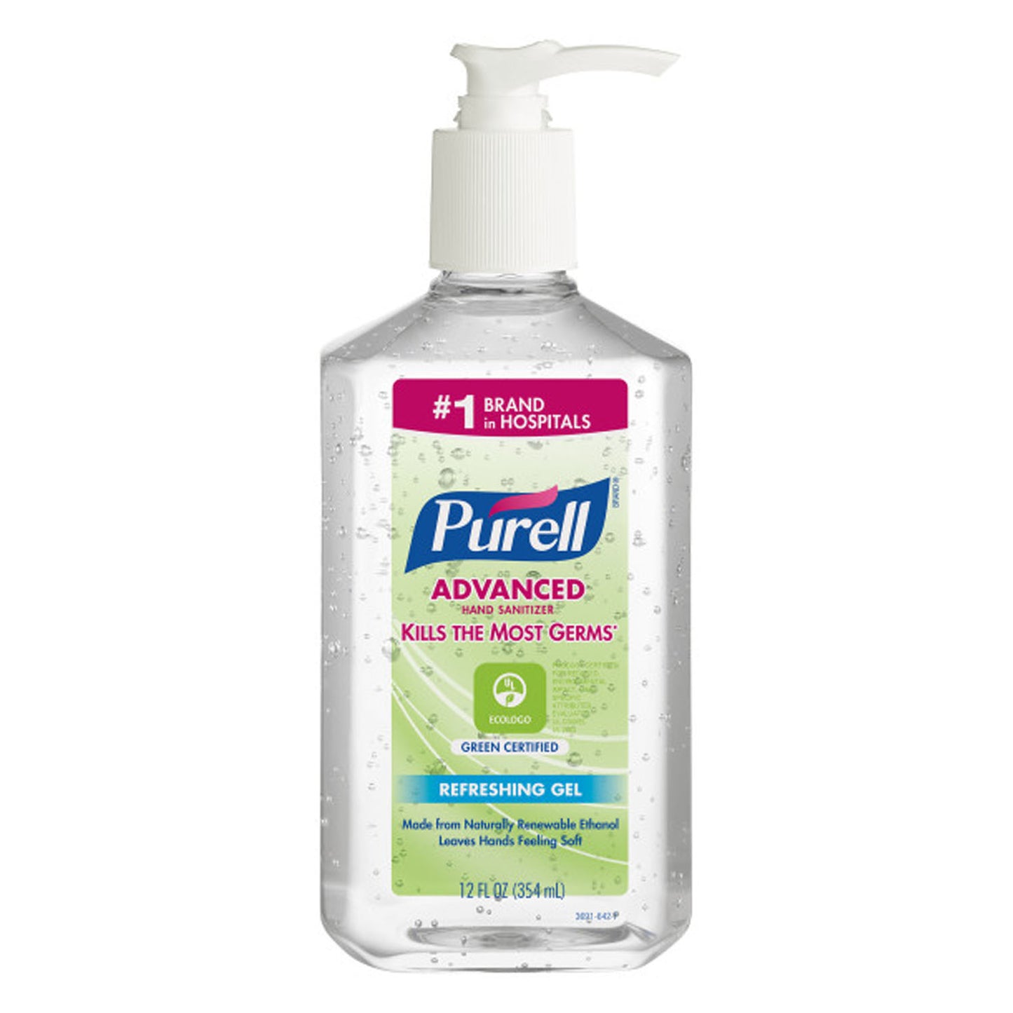 GOJO PURELL GREEN CERTIFIED HAND SANITIZER, 12 per case
