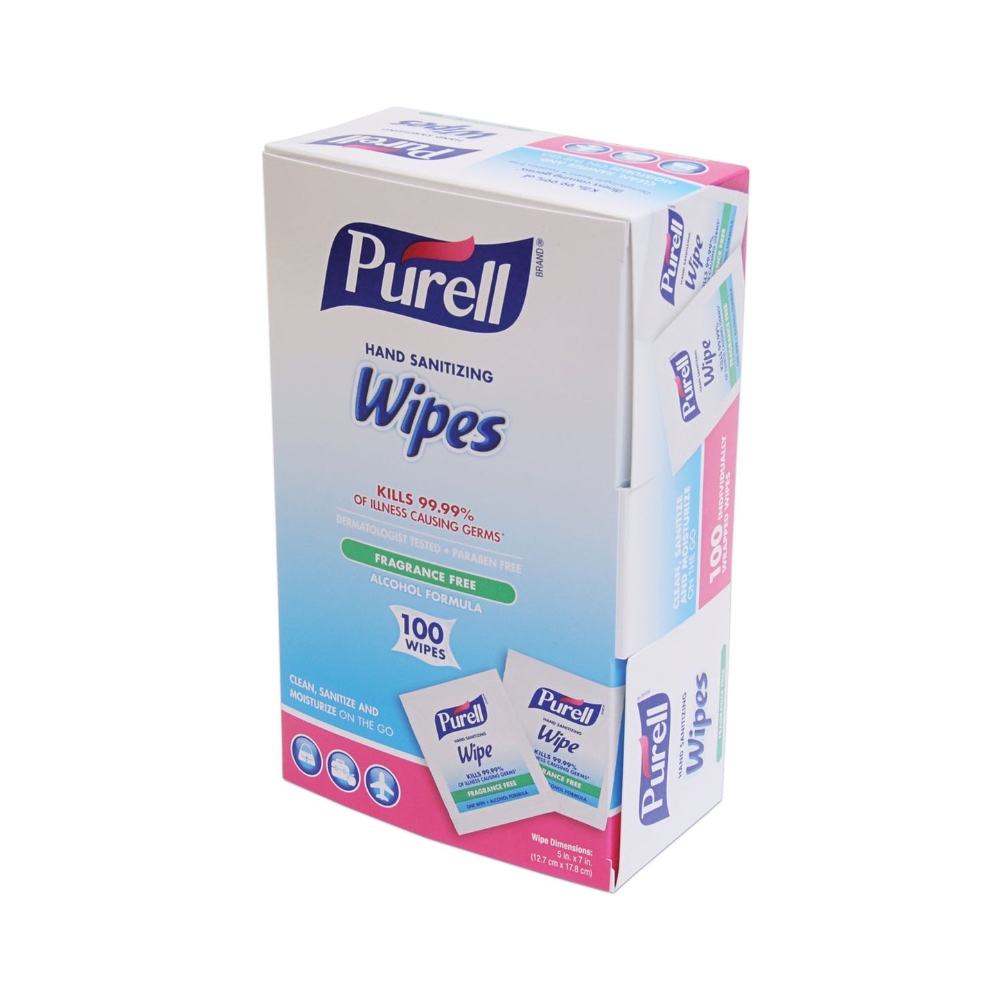 GOJO PURELL SANITIZING HAND WIPES, 10 boxes per case