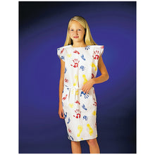 Pediatric Exam Gown, TPT, 20" x 36", Tiny Tracks¨ Print, 50/cs (112 cs/plt)