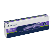 HALYARD PURPLE NITRILE MAX POWDER FREE EXAM GLOVES, 50 per box, 8 boxes per case