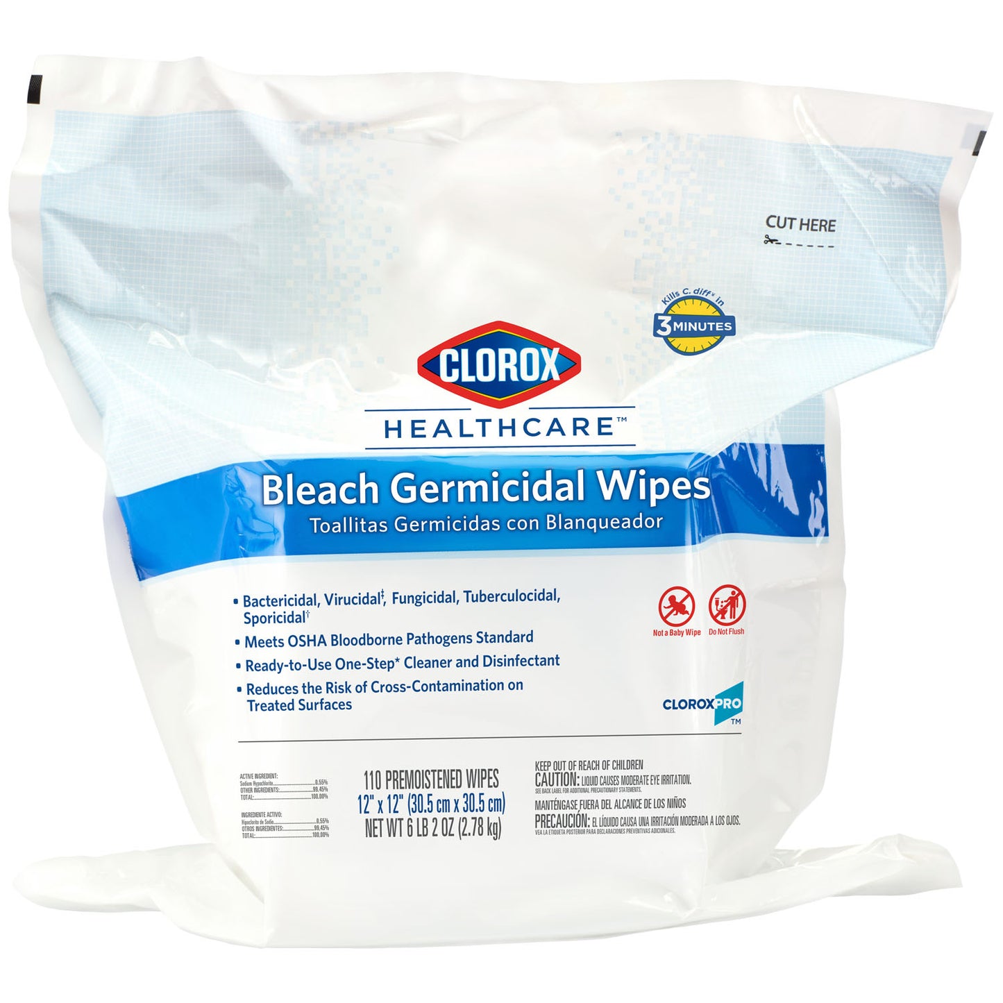 CLOROX HEALTHCARE BLEACH GERMICIDAL CLEANERS, 2 per case