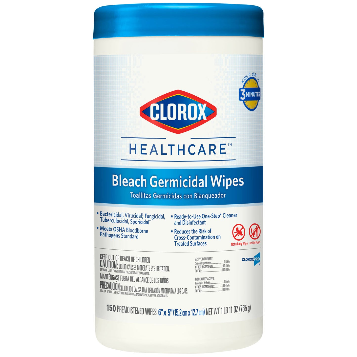 CLOROX HEALTHCARE BLEACH GERMICIDAL CLEANERS, 6 per case
