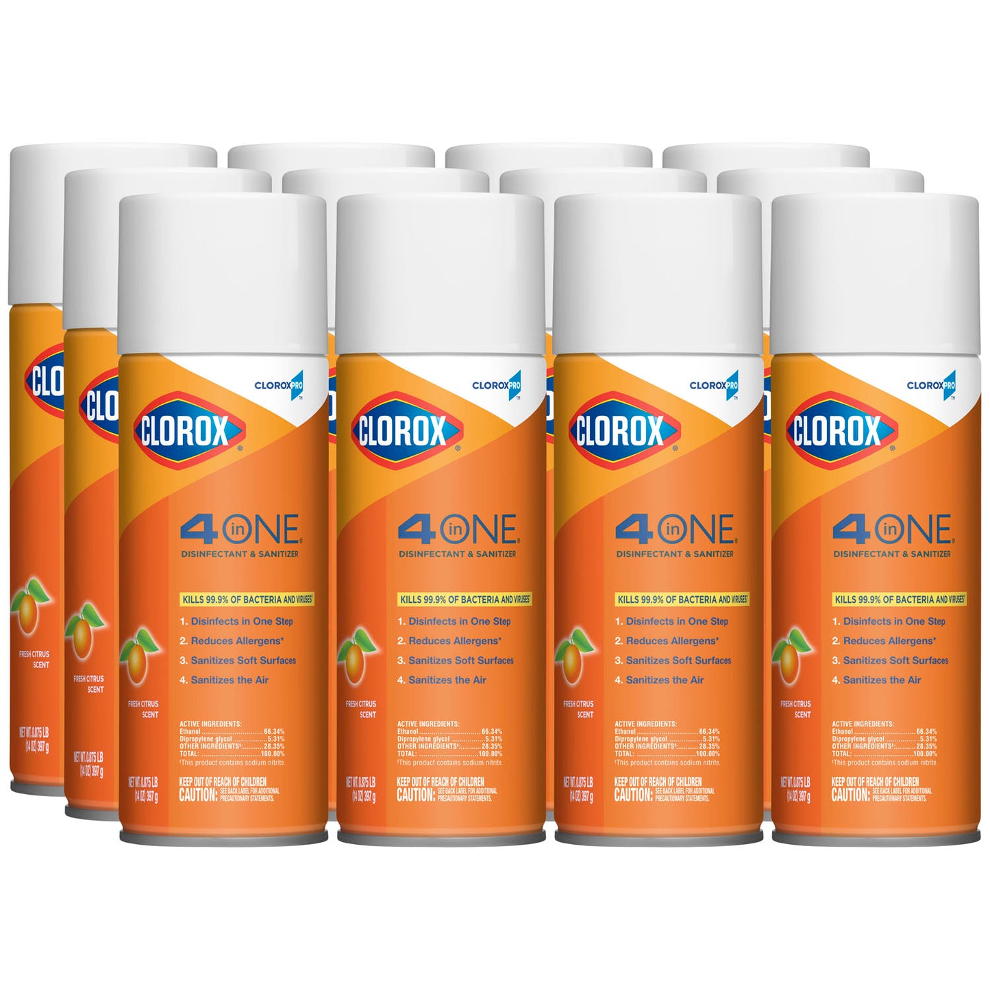 CLOROX COMMERCIAL SOLUTIONS CLOROX DISINFECTANT & SANITIZER, 12 per case