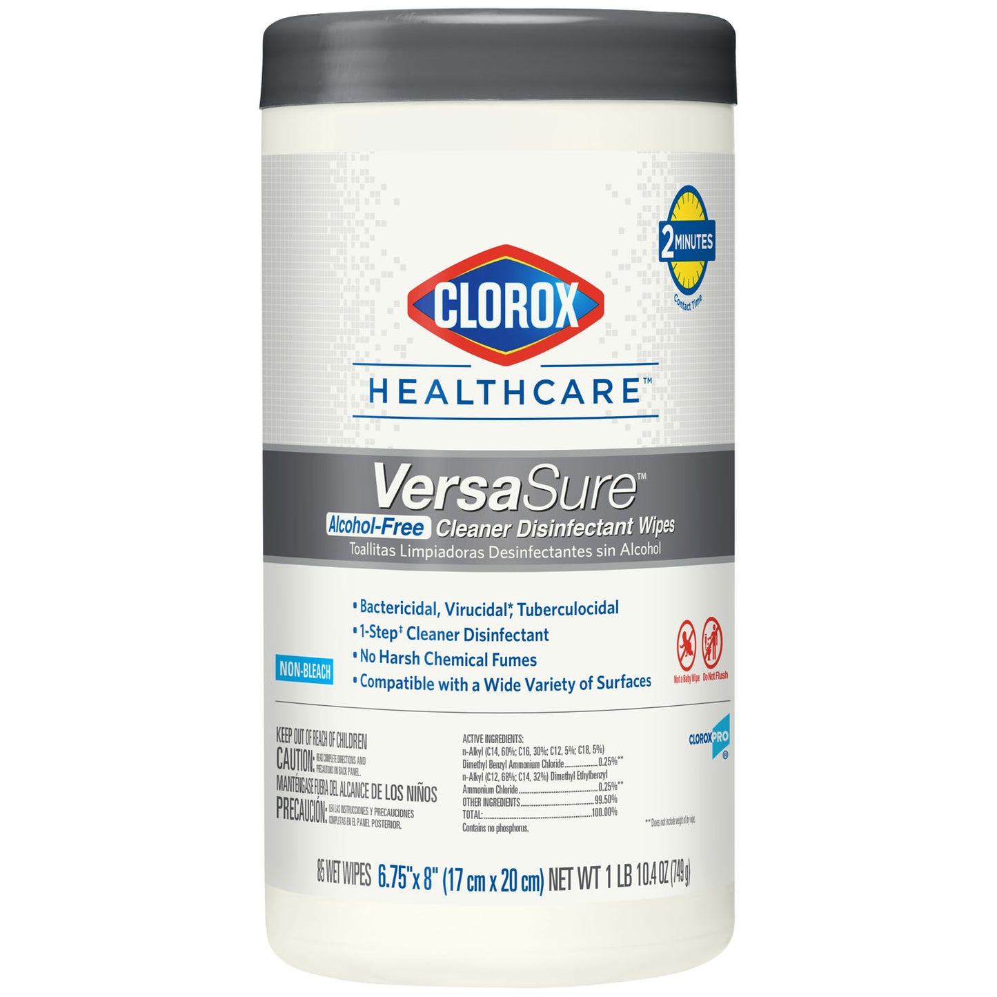 CLOROX VERSASURE CLEANER DISINFECTANT WIPES
