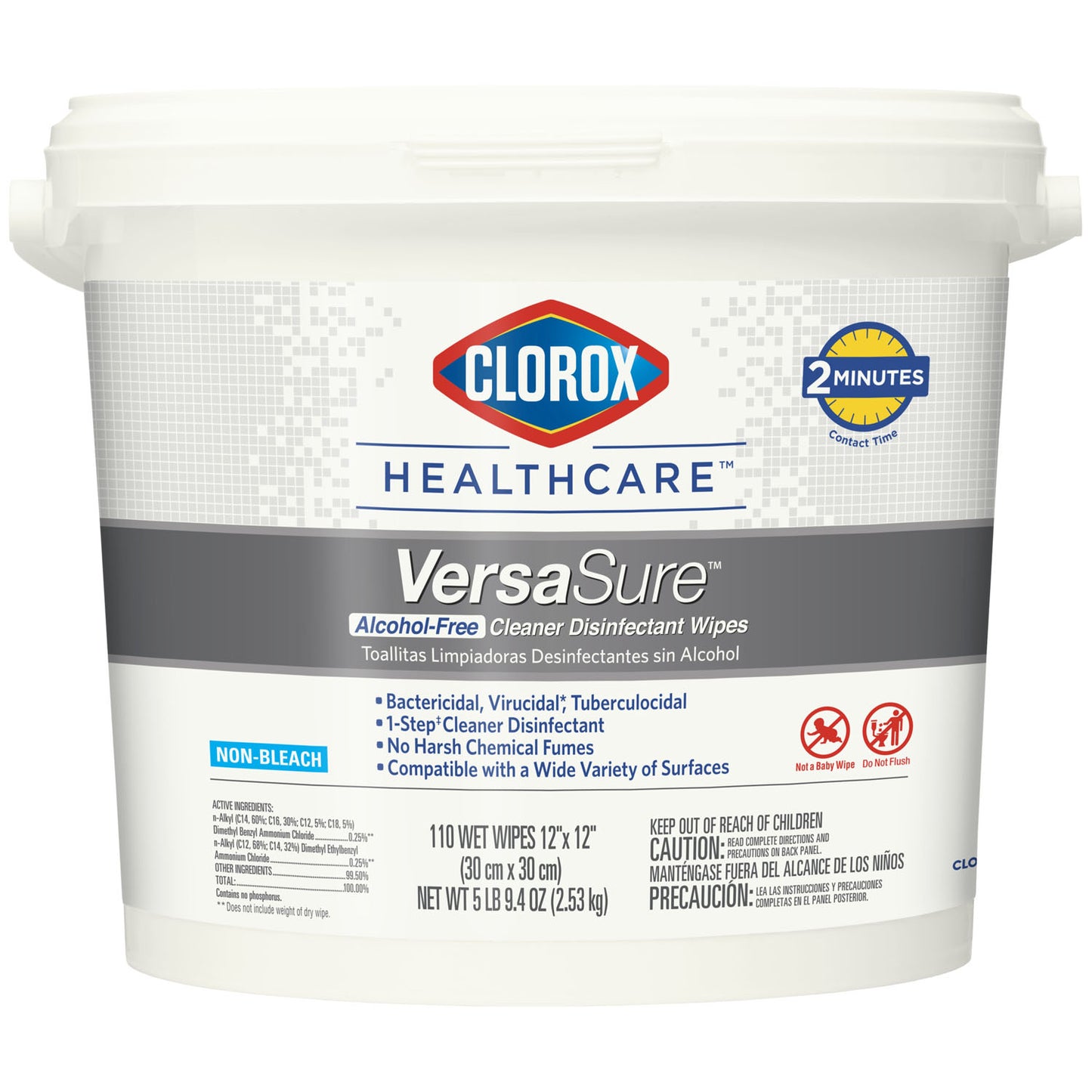 CLOROX VERSASURE CLEANER DISINFECTANT WIPES
