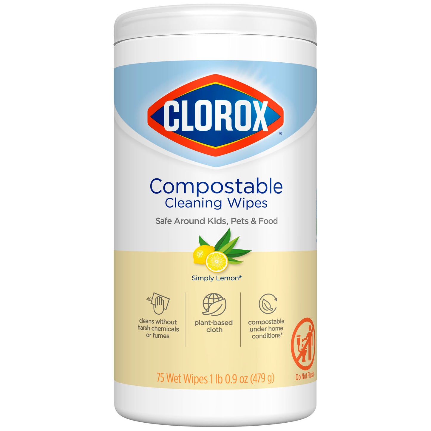 CLOROX COMMERCIAL SOLUTIONS DISINFECTING WIPES, 6 per case