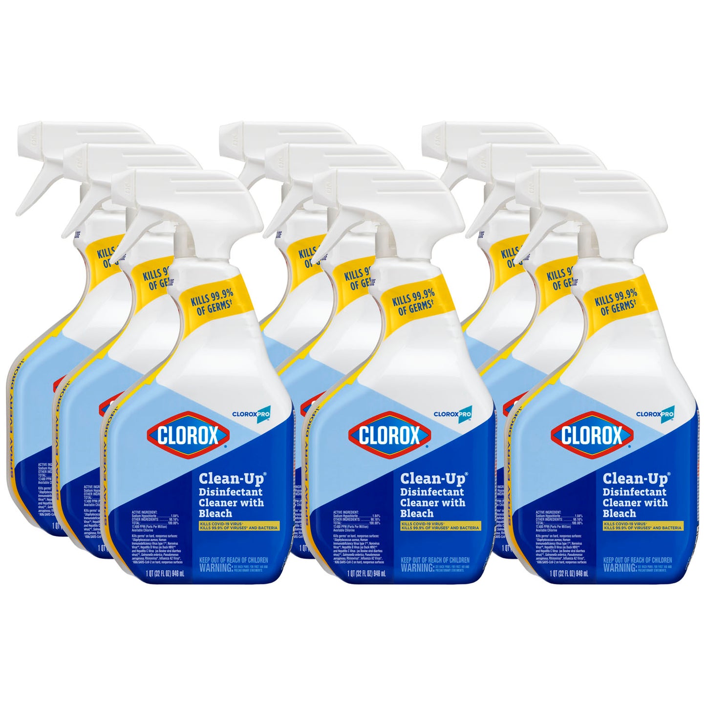 CLOROX CLEAN-UP DISINFECTANT, 9 per case
