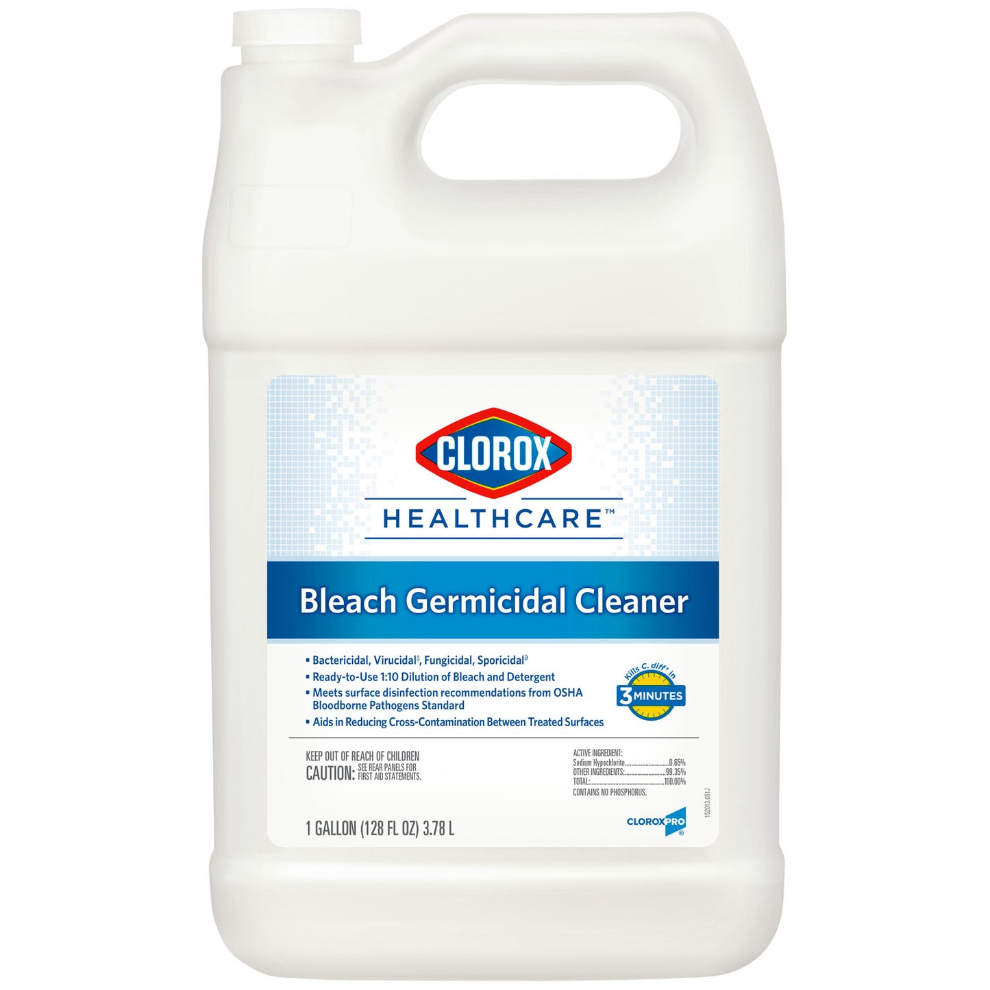 CLOROX HEALTHCARE BLEACH GERMICIDAL CLEANERS, 4 per case