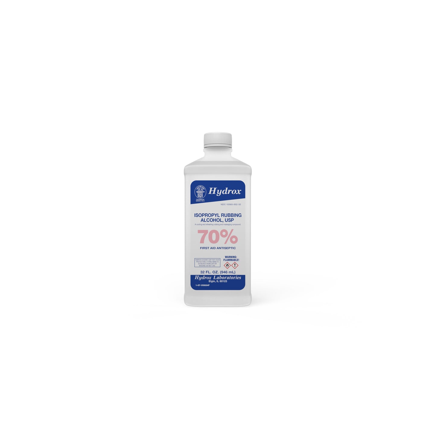 HYDROX LABORATORIES ISOPROPYL ALCOHOL, 12 bottles per case