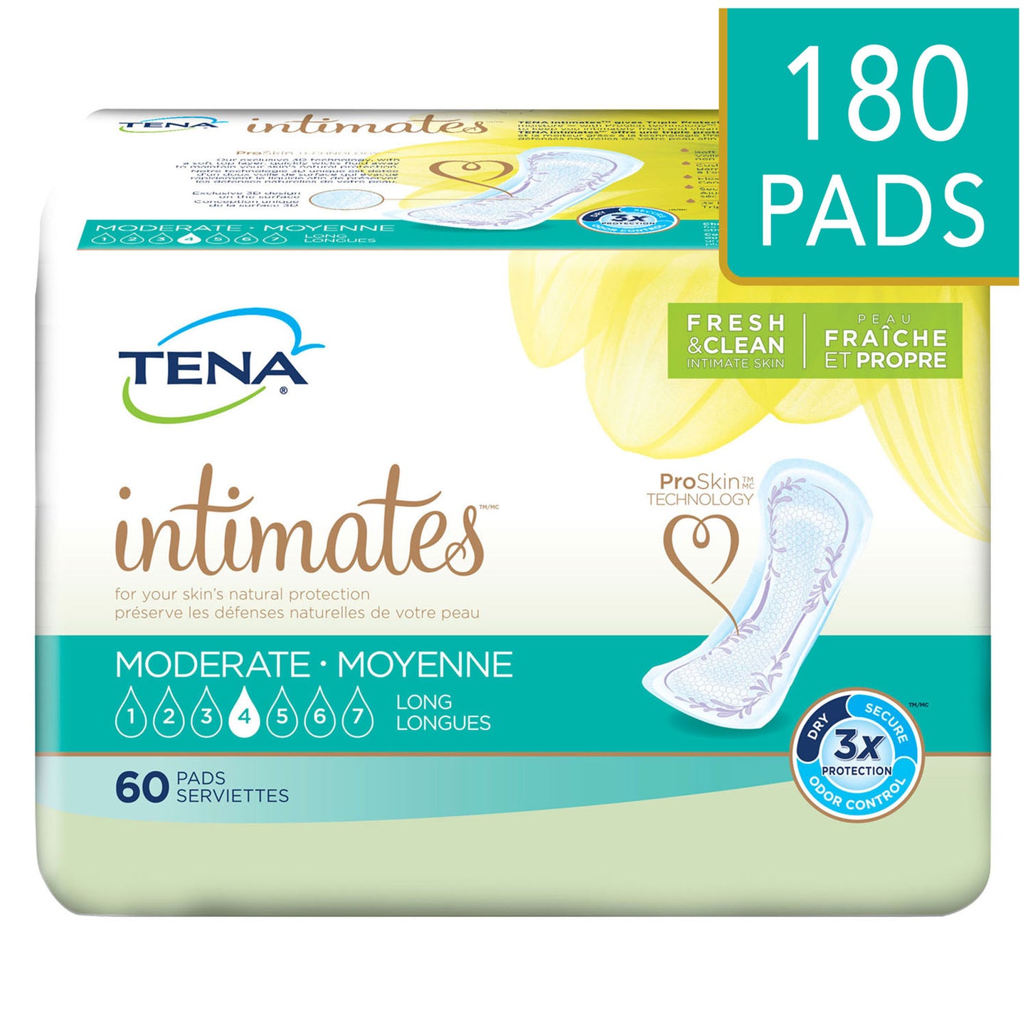 ESSITY HMS TENA SENSITIVE CARE(TM/MC) PADS & LINERS, 60 per pack, 3 packs per case