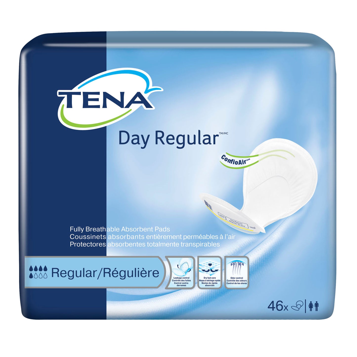 ESSITY HMS TENA HEAVY PADS, 46 per pack, 2 packs per case