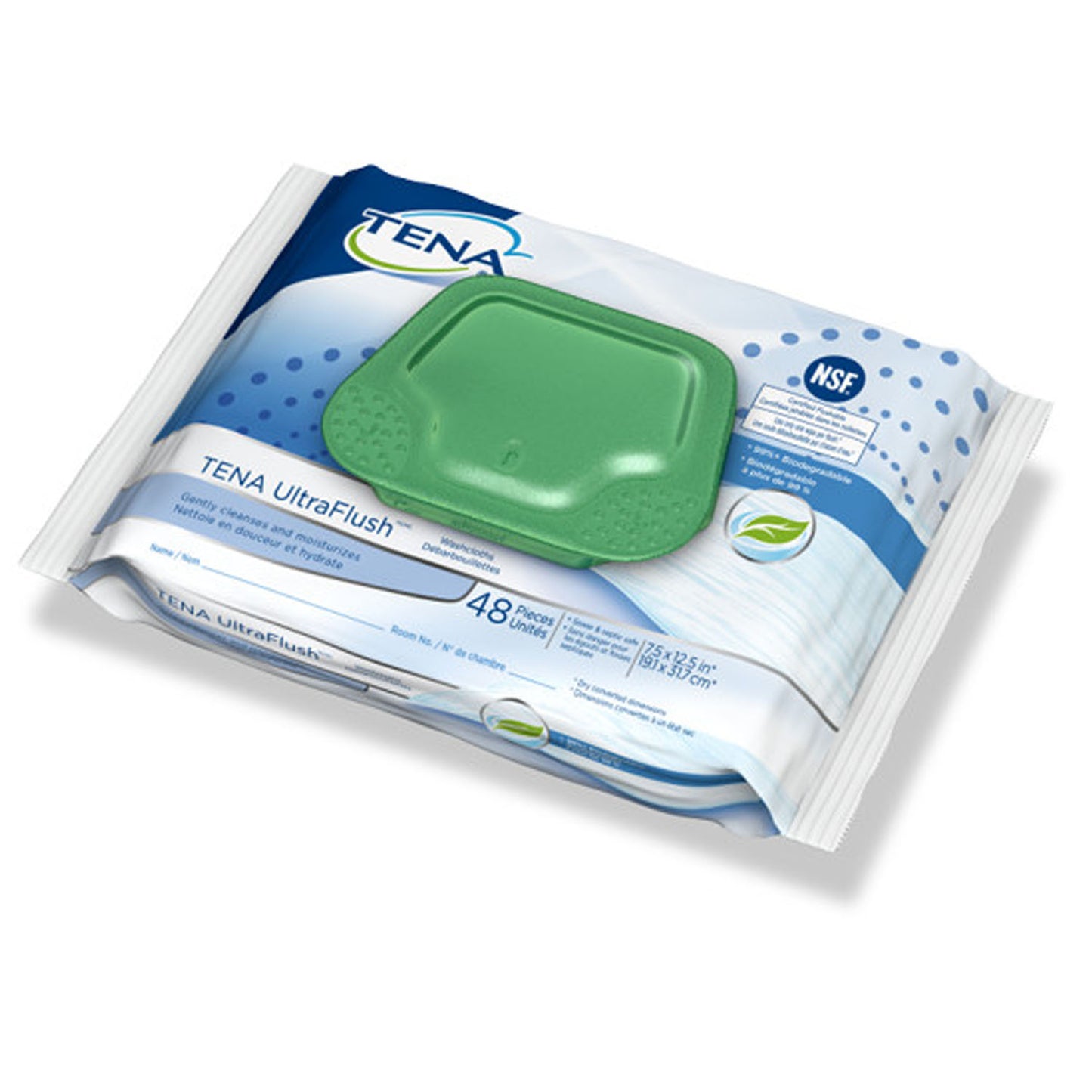 ESSITY HMS TENA ULTRAFLUSH WASHCLOTH, 48 per pack, 12 packs per case