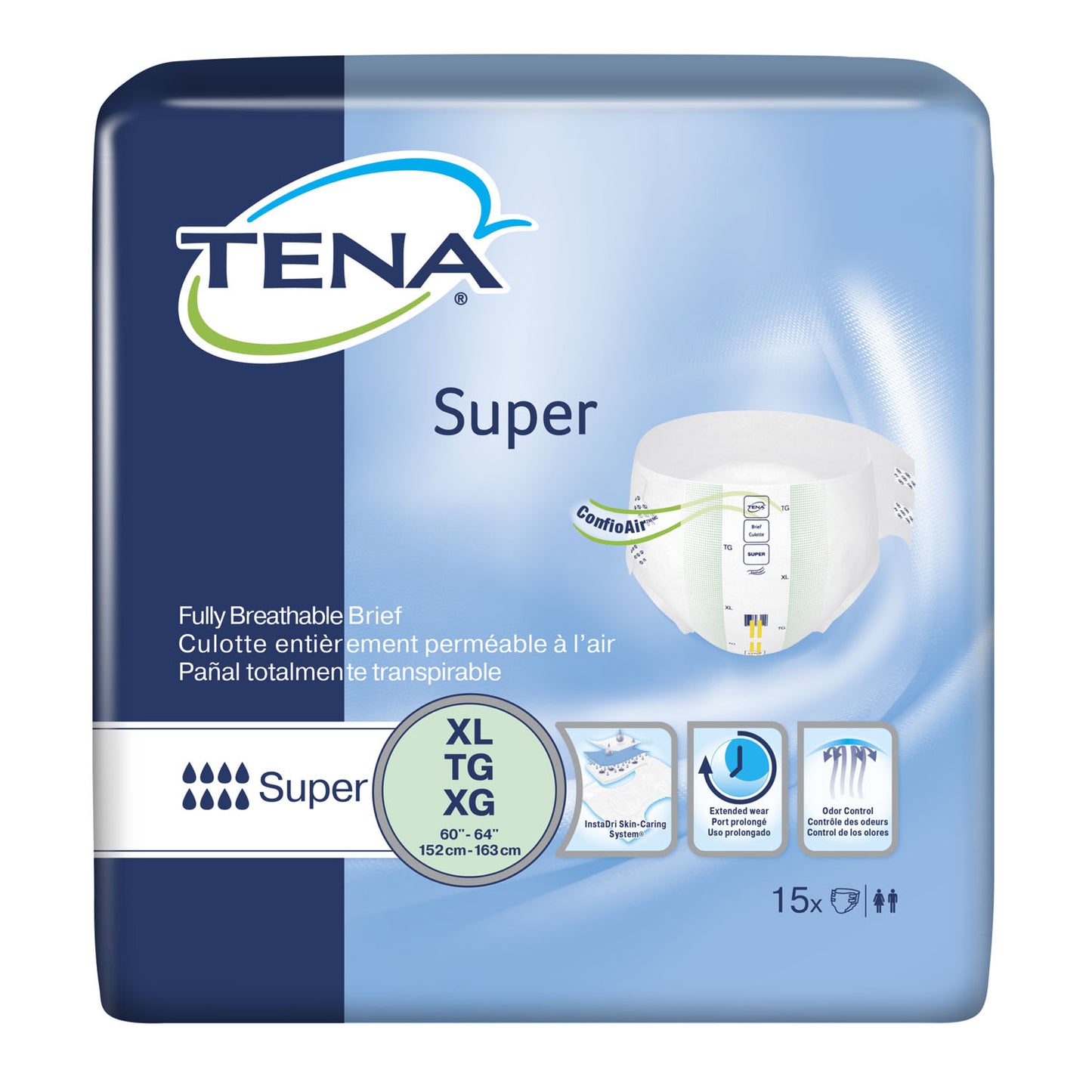 ESSITY HMS TENA SUPER BRIEF, 15 per pack, 4 packs per case