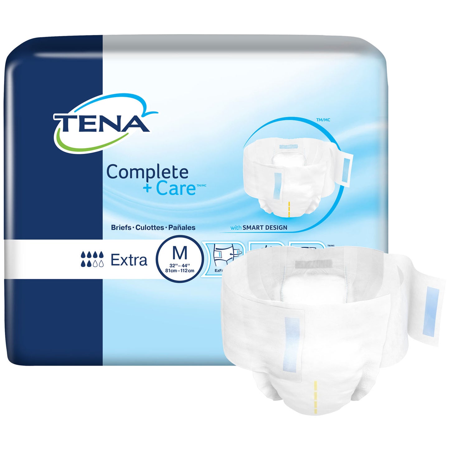 ESSITY HMS TENA COMPLETE +CARE BRIEFS, 24 per pack, 3 packs per case