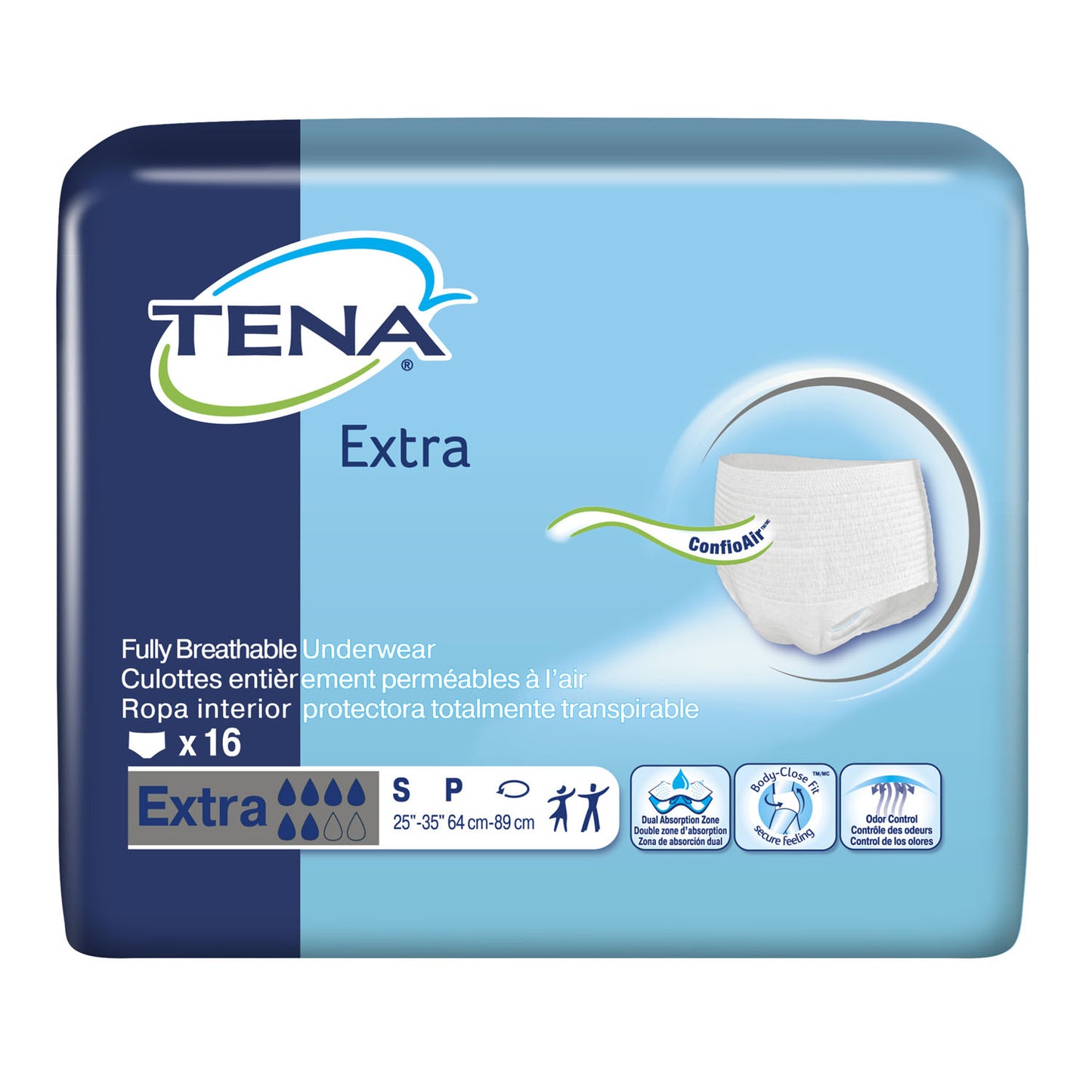 ESSITY HMS TENA EXTRA PROTECTIVE UNDERWEAR, 16 per pack, 4 packs per case
