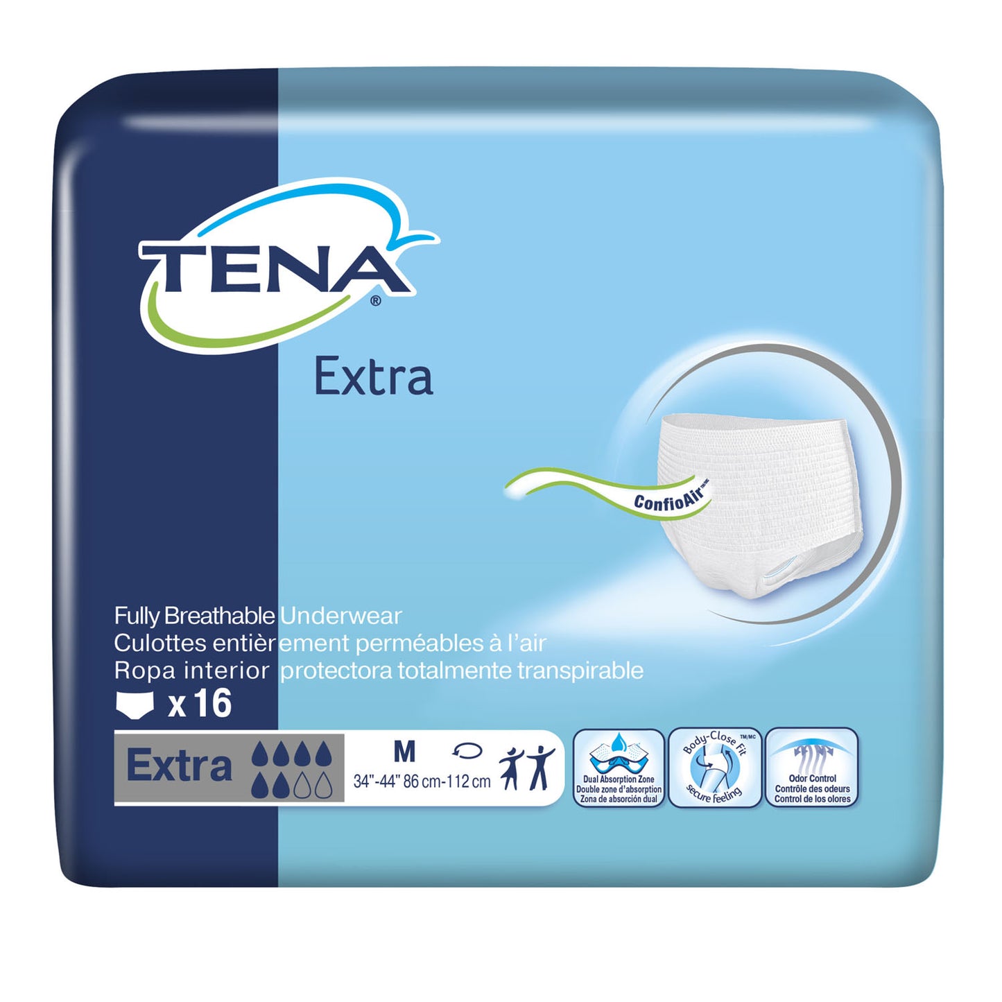 ESSITY HMS TENA EXTRA PROTECTIVE UNDERWEAR, 16 per pack, 4 packs per case